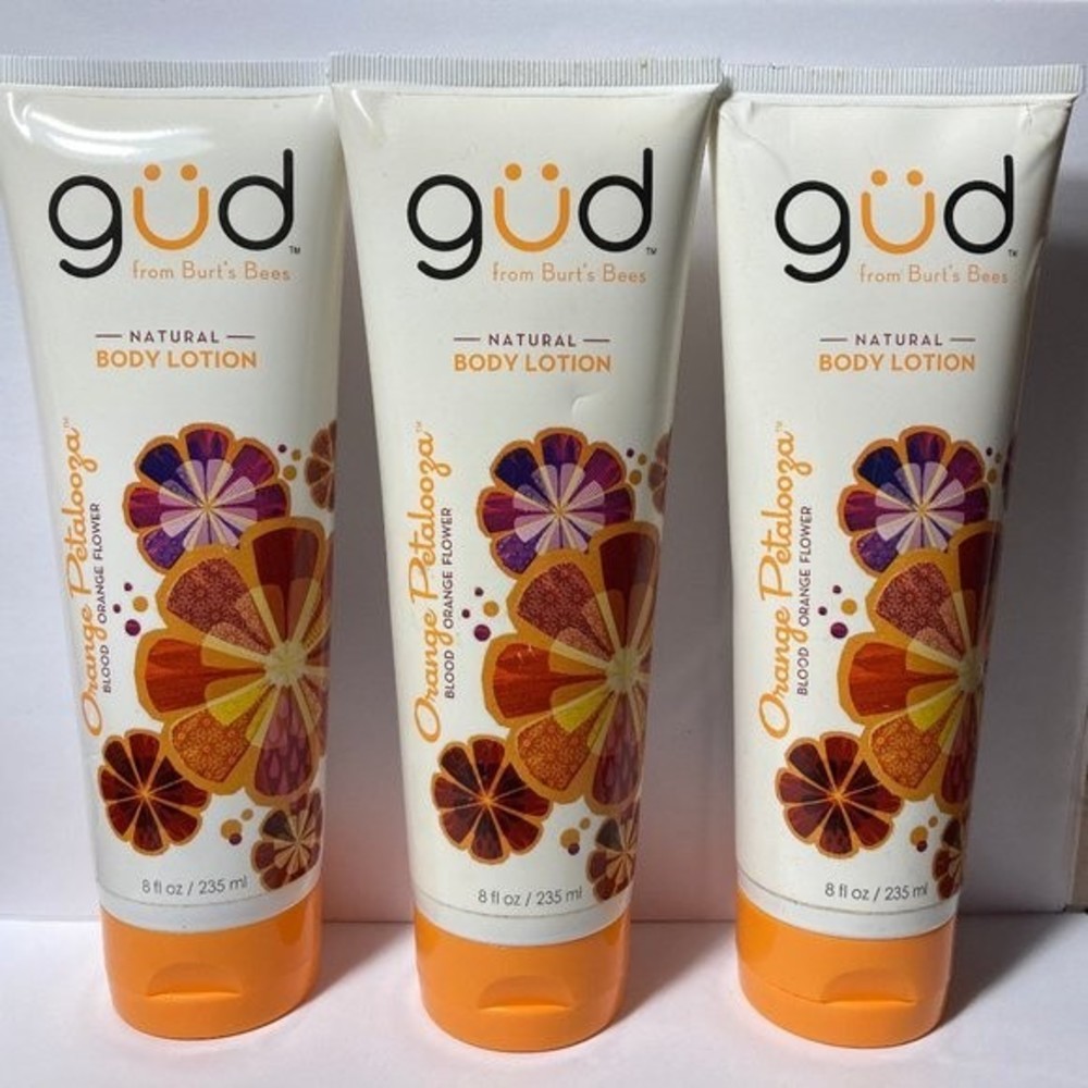 3 gud Orange Petalooza Body Lotion Burt's Bees
